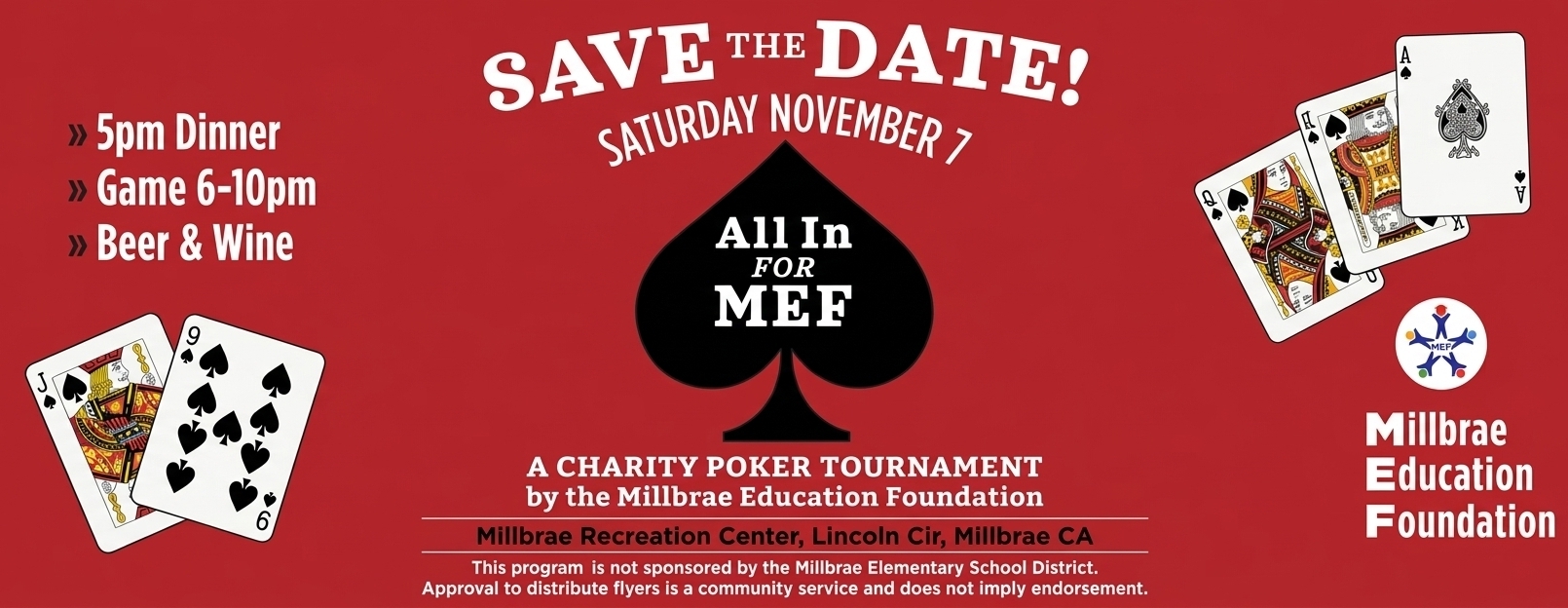 All In For MEF: A Charity Poker Tournament
